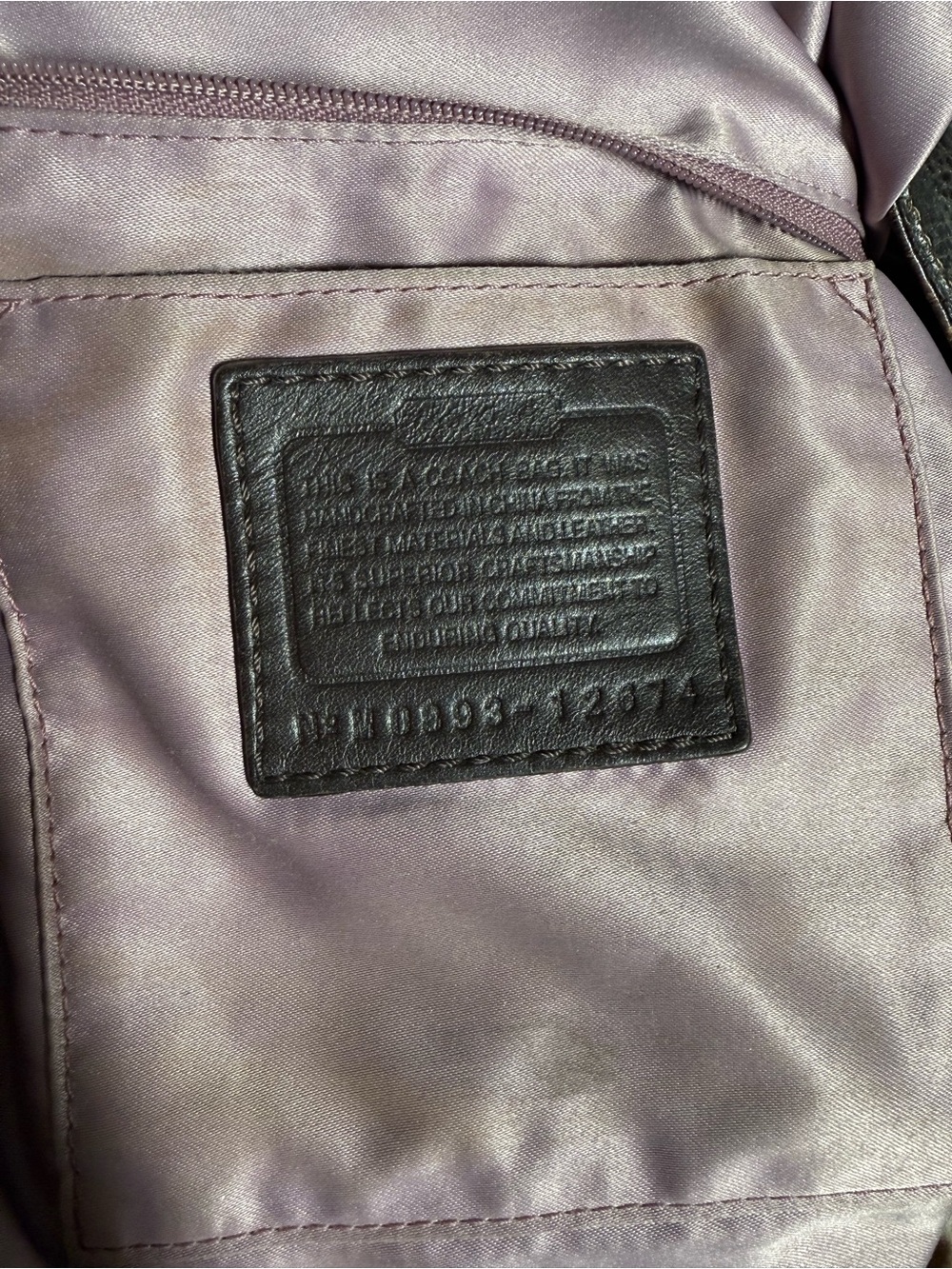 Tan and brown signature vintage coach bag - Picture 10 of 12